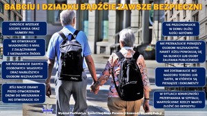 Zdjęcie poglądowe, przedstawiające seniorkę i seniora