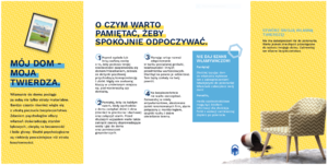 Zdjęcie przedstawiające plakat z informacjami bezpiecznych świąt wielkanocnych