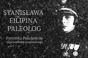 Zdjęcie przedstawiające plakat ze Stanisławą Filipiną Paleolog