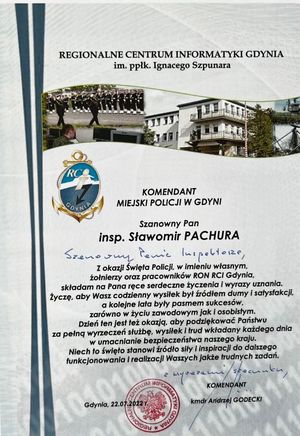 Życzenia z okazji Święta Policji