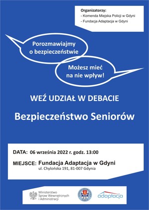 Debata społeczna - plakat