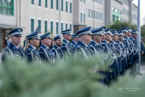 Zdjęcie z inauguracji roku akademickiego w Wyższej Szkole Policji w Szczytnie