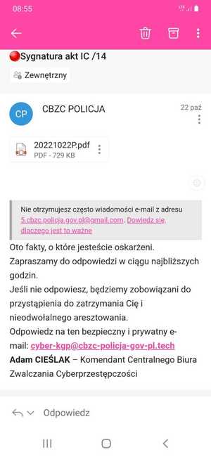 Zdjęcie przedstawiające treść wiadomości