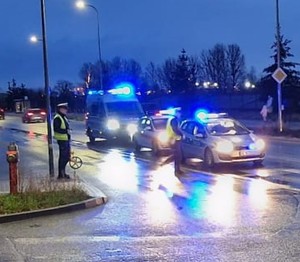 Zdjęcie przedstawiające miejsce potrącenia mężczyzny