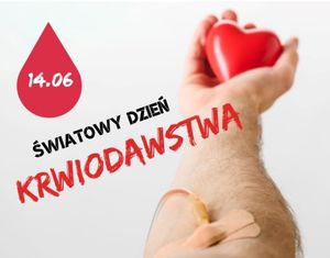 Zdjęcie przedstawiające plakat o poborze krwi