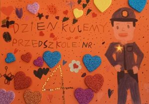 Zdjęcie przedstawiające pracę wykonaną przez przedszkolaków.
