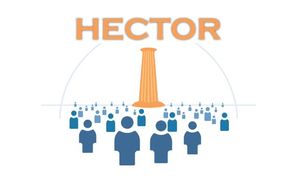 Grafika z napisem HECTOR