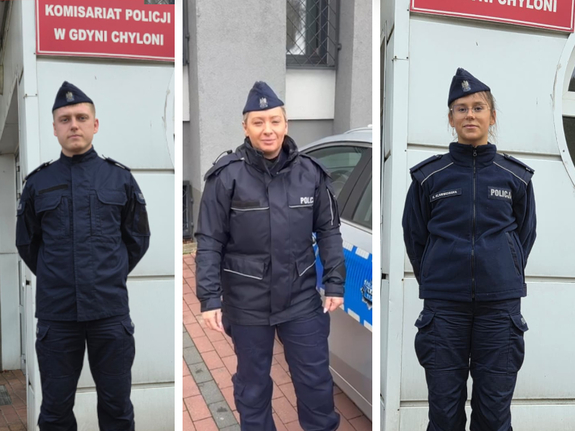 Zdjęcie przedstawia policjantów.