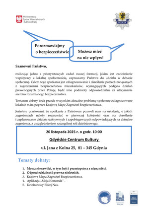 grafika dotycząca debaty