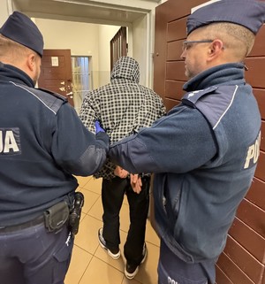 zdjęcie przedstawia funkcjonariuszy