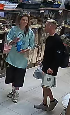 zdjęcia przedstawiają zdjęcia wizerunków z monitoringu