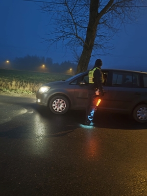 zdjęcia przedstawiają policjantów podczas działań