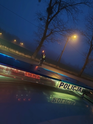 zdjęcia przedstawiają policjantów podczas działań