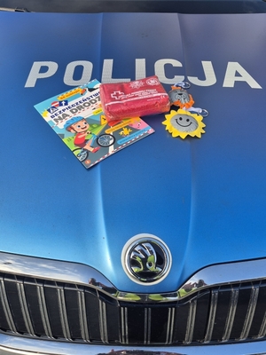 zdjęcia przedstawiają policjantów podczas działań