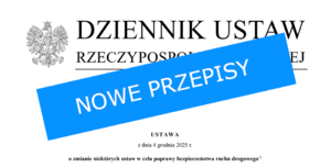 W życie wchodzą nowe przepisy.