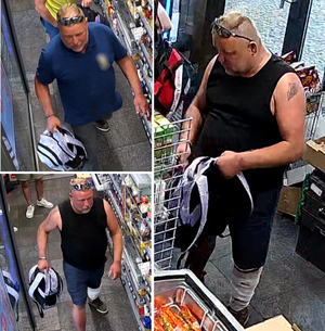 Zdjęcie przedstawia poszukiwanego mężczyznę.