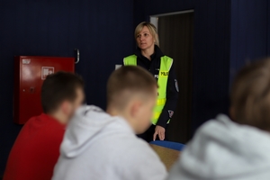 W gdyńskim "chłodniczaku" odbyła się prelekcja dotycząca młodych kierowców.