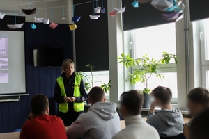 W gdyńskim "chłodniczaku" odbyła się prelekcja dotycząca młodych kierowców.