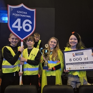 Uczniowie z gdyńskiej szkoły nr 46 zajęli drugie miejsce.