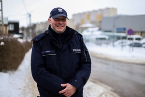 Dzielnicowi z Komisariatu Policji w Gdyni - Chyloni.