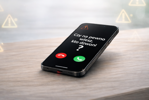 Zdjęcie telefonu leżącego na stole