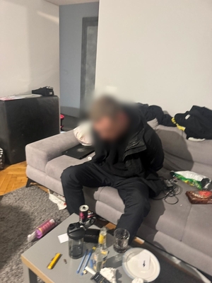 Zatrzymany mężczyzna