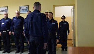 Policjanci na odprawie