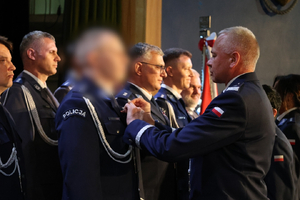 Policjanci z Gdyni i Sopotu obchodzili swoje święto w Sali Widowiskowej Klubu 3 Flotylli Okrętów w Gdyni.